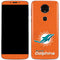 NFL Miami Dolphins Distressed- Orange Moto E5 Plus Skin