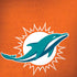 NFL Miami Dolphins Distressed- Orange Moto G6 Skin