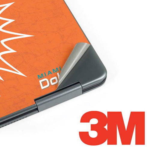 NFL Miami Dolphins Distressed- Orange Notebook 9 Pro 13in (2017) Skin