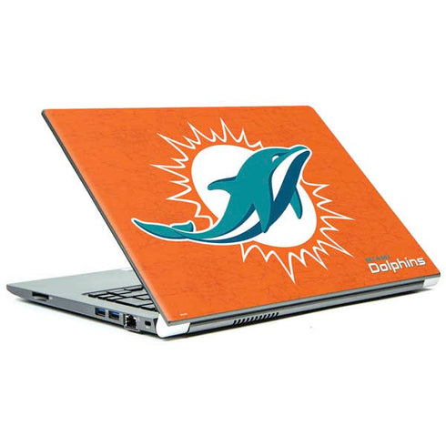 NFL Miami Dolphins Distressed- Orange Portege Z30t/Z30t-A Skin