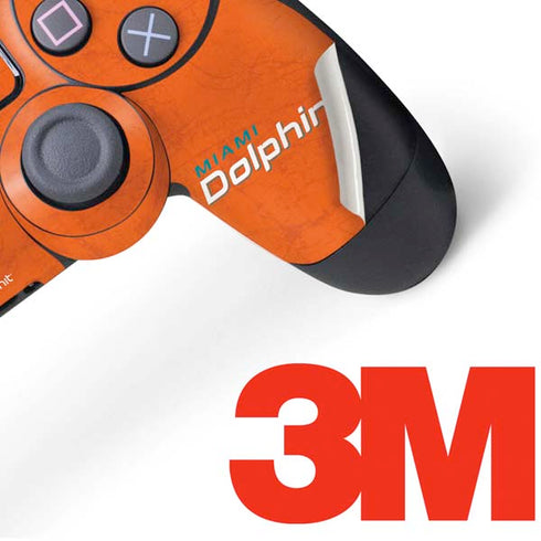 NFL Miami Dolphins Distressed- Orange PS4 Controller Skin