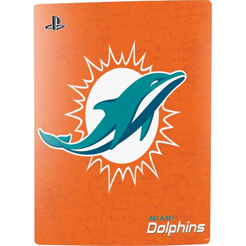 NFL Miami Dolphins Distressed- Orange PS5 Digital Edition Bundle Skin