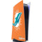 NFL Miami Dolphins Distressed- Orange PS5 Digital Edition Console Skin