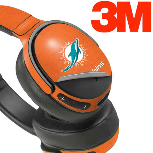 NFL Miami Dolphins Distressed- Orange Skullcandy Venue Skin