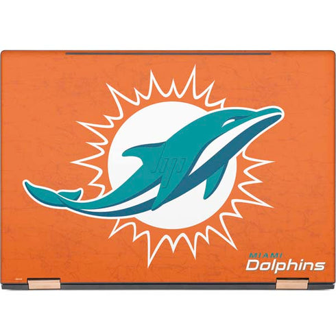 NFL Miami Dolphins Distressed- Orange HP Spectre Skin