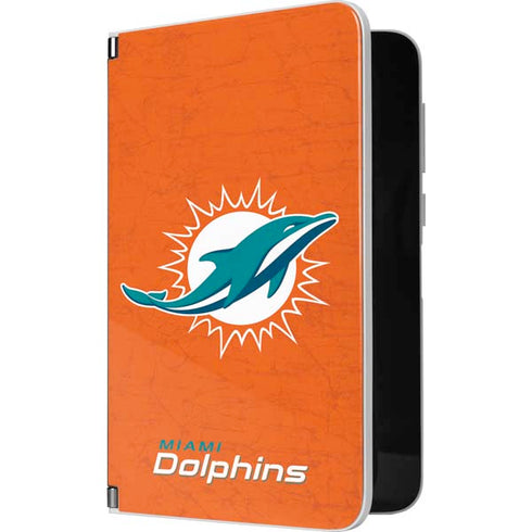 NFL Miami Dolphins Distressed- Orange Surface Duo Skin