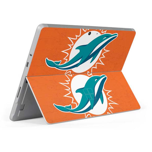 NFL Miami Dolphins Distressed- Orange Surface Go Skin