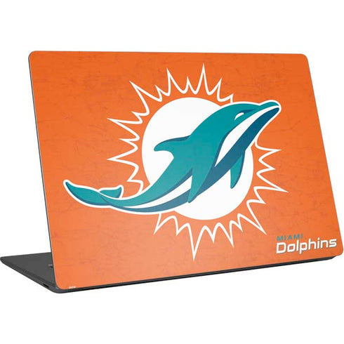 NFL Miami Dolphins Distressed- Orange Surface Laptop 4 15in Skin