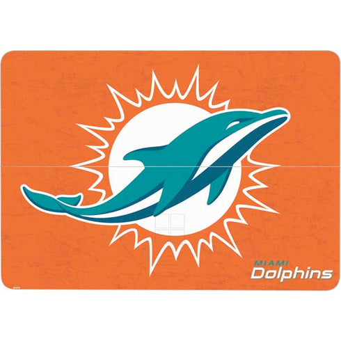 NFL Miami Dolphins Distressed- Orange Surface Laptop Studio Skin