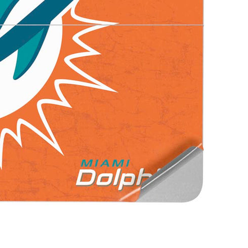 NFL Miami Dolphins Distressed- Orange Surface Laptop Studio Skin