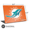 NFL Miami Dolphins Distressed- Orange Universal Laptop 11in (8.8 x 6.2in) Skin