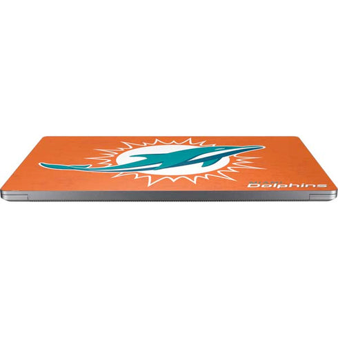 NFL Miami Dolphins Distressed- Orange Universal Laptop 17in (13.8 x 10in) Skin