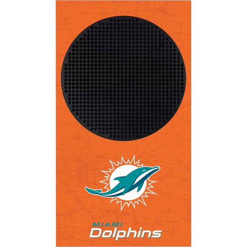 NFL Miami Dolphins Distressed- Orange Xbox Series S Skins