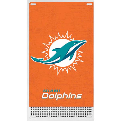 NFL Miami Dolphins Distressed- Orange Xbox Series S Bundle Skin