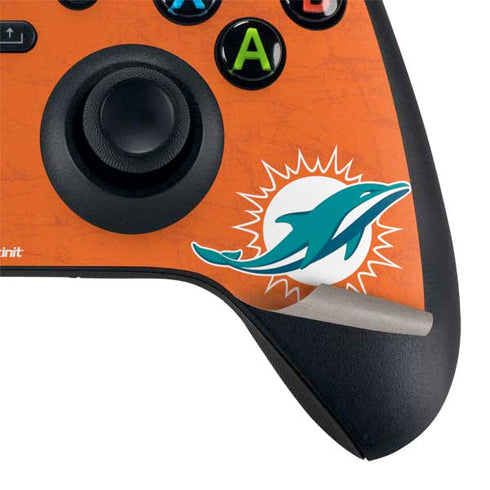 NFL Miami Dolphins Distressed- Orange Xbox Series X Controller Skin