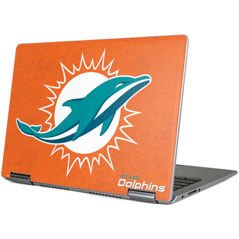 NFL Miami Dolphins Distressed- Orange Yoga 710 14in Skin