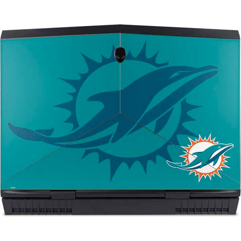 NFL Miami Dolphins Double Vision Dell Alienware Skin