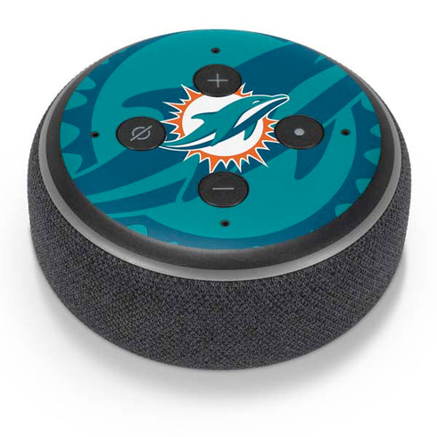 NFL Miami Dolphins Double Vision Amazon Echo Dot Skin