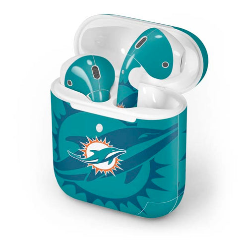 NFL Miami Dolphins Double Vision Apple AirPods 2 Skin