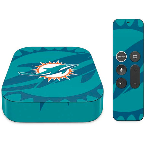 NFL Miami Dolphins Double Vision Apple TV Skin