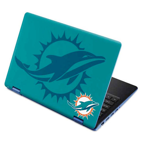 NFL Miami Dolphins Double Vision Aspire R11 11.6in Skin