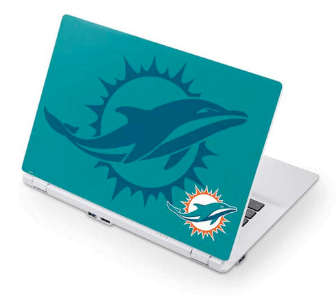 NFL Miami Dolphins Double Vision Acer Chromebook Skin