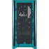 NFL Miami Dolphins Double Vision Corsair 4000D Tempered Glass Mid-Tower ATX Case Skin