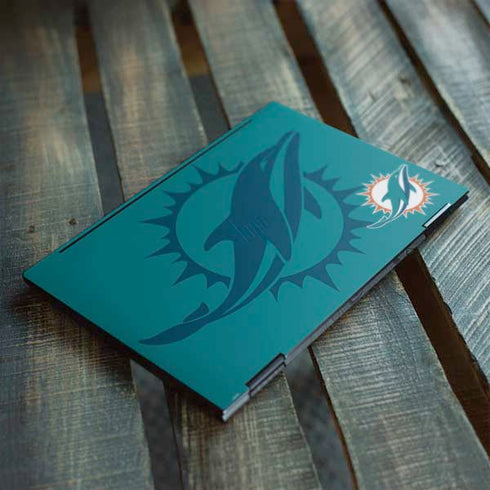 NFL Miami Dolphins Double Vision HP Envy Skin