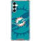 NFL Miami Dolphins Double Vision Galaxy A14 5G Clear Case