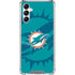 NFL Miami Dolphins Double Vision Galaxy A14 5G Clear Case