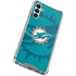 NFL Miami Dolphins Double Vision Galaxy A15 5G Clear Case