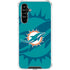 NFL Miami Dolphins Double Vision Galaxy A54 5G Clear Case