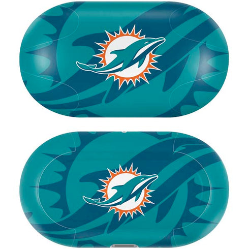 NFL Miami Dolphins Double Vision Galaxy Buds Plus Skin