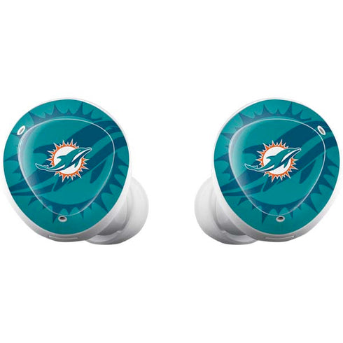 NFL Miami Dolphins Double Vision Galaxy Buds Plus Skin