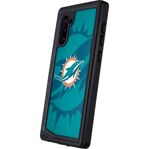 NFL Miami Dolphins Double Vision Galaxy Note 10 Waterproof Case