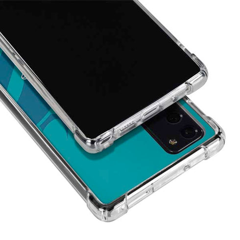 NFL Miami Dolphins Double Vision Galaxy Note20 5G Clear Case