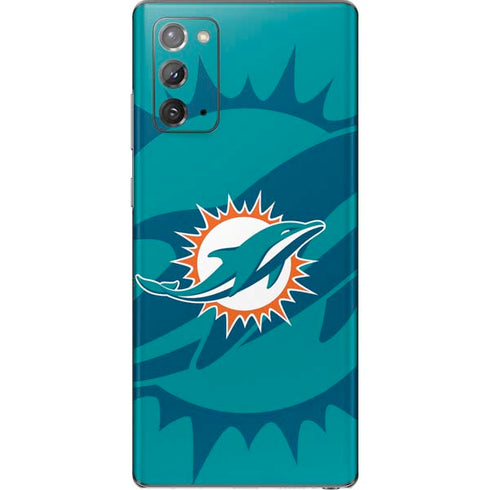 NFL Miami Dolphins Double Vision Galaxy Note20 5G Skin