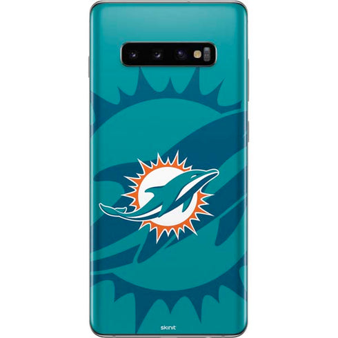 NFL Miami Dolphins Double Vision Galaxy S10 Plus Skin