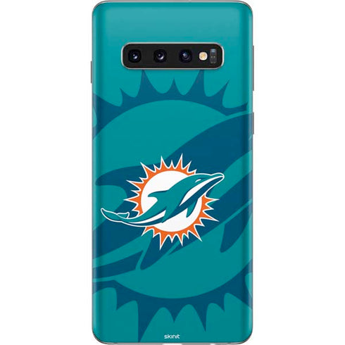 NFL Miami Dolphins Double Vision Galaxy S10 Skin