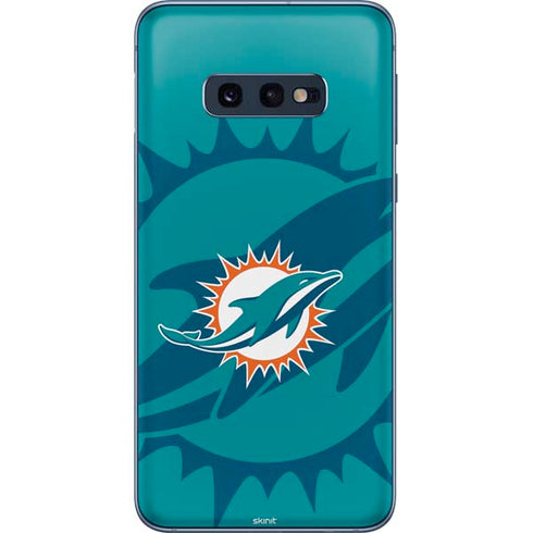 NFL Miami Dolphins Double Vision Galaxy S10e Skin
