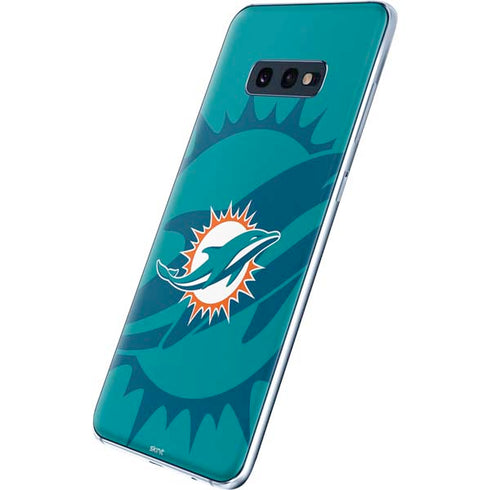 NFL Miami Dolphins Double Vision Galaxy S10e Skin