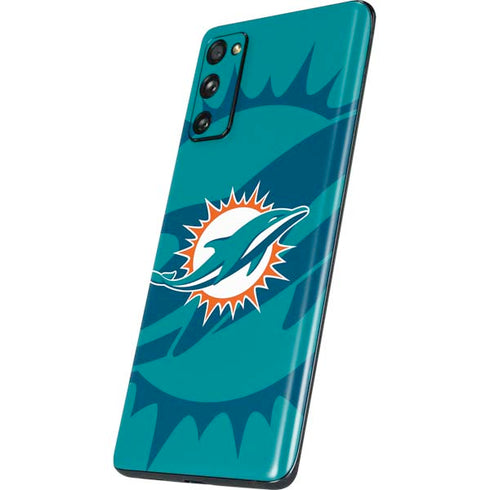 NFL Miami Dolphins Double Vision Galaxy S20 Fan Edition Skin