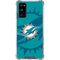 NFL Miami Dolphins Double Vision Galaxy S20 FE Clear Case