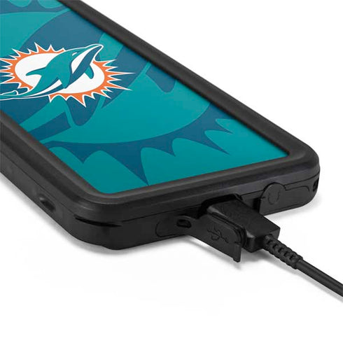 NFL Miami Dolphins Double Vision Galaxy S20 Plus Waterproof Case