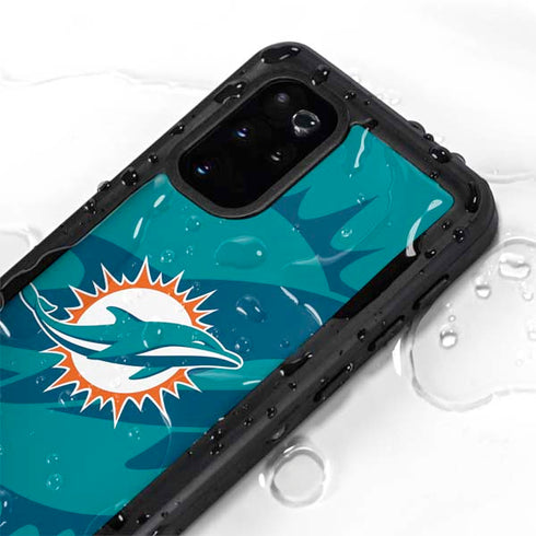NFL Miami Dolphins Double Vision Galaxy S20 Plus Waterproof Case