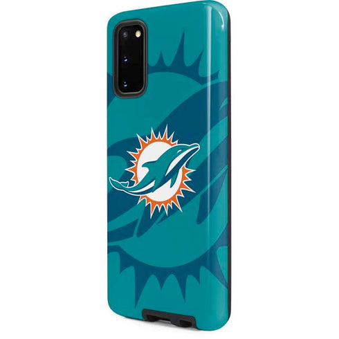 NFL Miami Dolphins Double Vision Galaxy S20 Pro Case