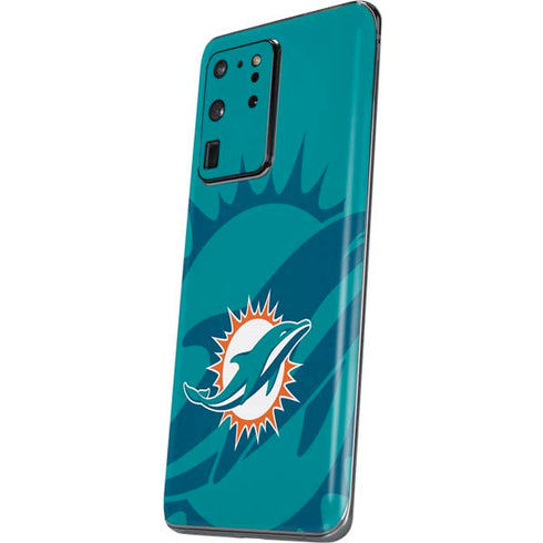 NFL Miami Dolphins Double Vision Galaxy S20 Ultra 5G Skin