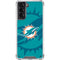 NFL Miami Dolphins Double Vision Galaxy S21 5G Clear Case