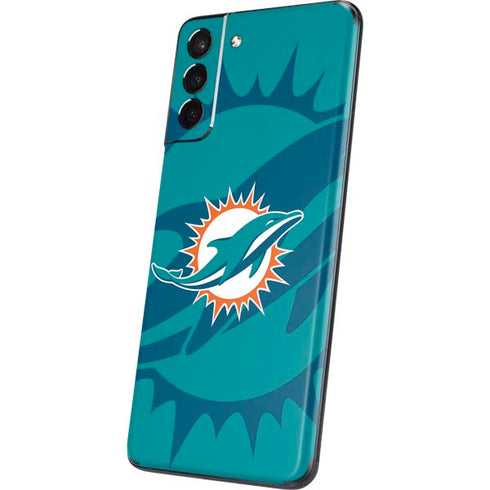 NFL Miami Dolphins Double Vision Galaxy S21 5G Skin