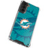 NFL Miami Dolphins Double Vision Galaxy S21 Plus 5G Clear Case